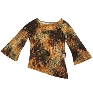 Y2k Boho My Best Kit Flare Blouse